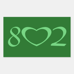 802 RECTANGULAR STICKER