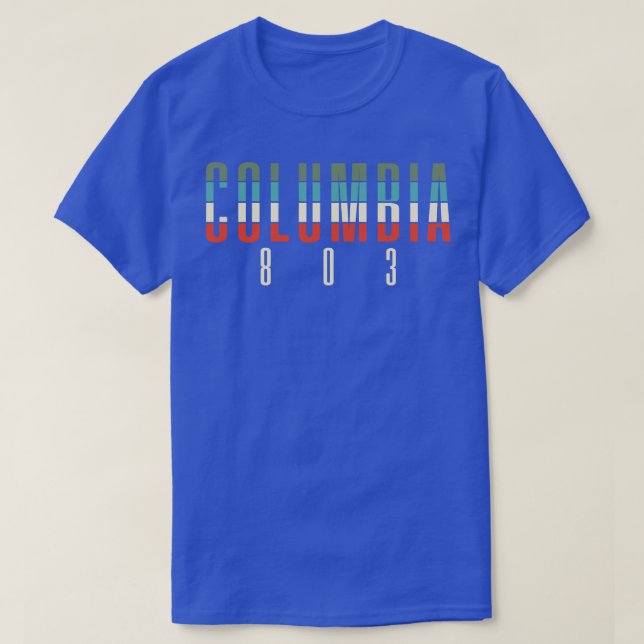 803 Area Code Columbia Vintage T-Shirt (Design Front)