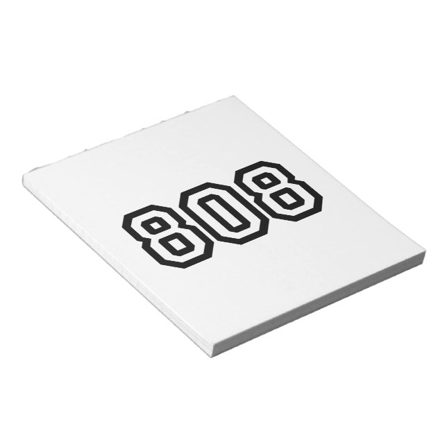 808 NOTEPAD (Angled)