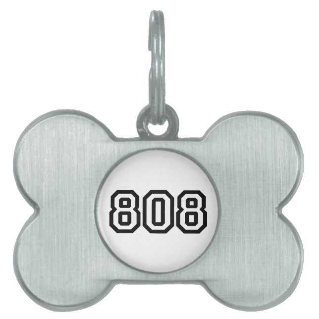 808 PET NAME TAG (Front)