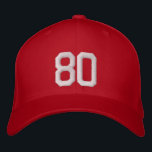 80 Eighty Embroidered Hat<br><div class="desc">80 Eighty Baseball Cap with White Embroidered Lettering.</div>