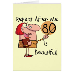 80 is Beautiful t-shirts and Gifts