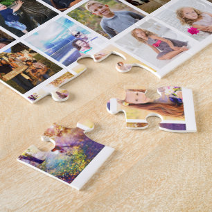 80 of Your Family and Friends Photo Collage Here Jigsaw Puzzle