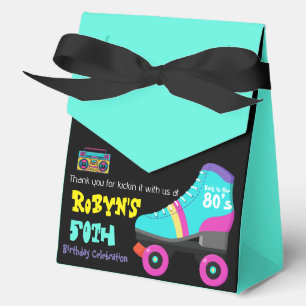 80’s or 90s Theme Birthday Invitation Favour Box