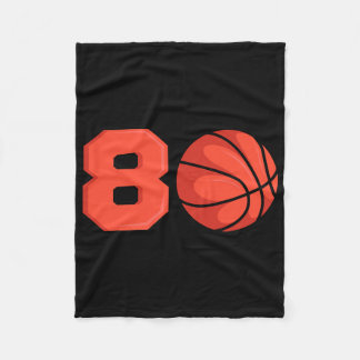 80 Sketll Birthday Theme Bday Party Celebration 80 Fleece Blanket
