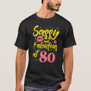 80 Years Old  80 & Fabulous Since 1942 80th Birthd T-Shirt