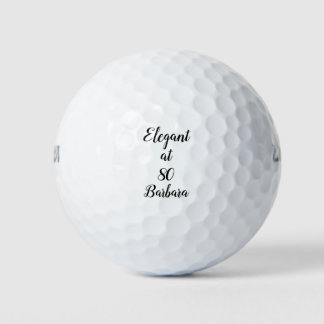 80 years old 80th Birthday Personalise Gift Golf Balls