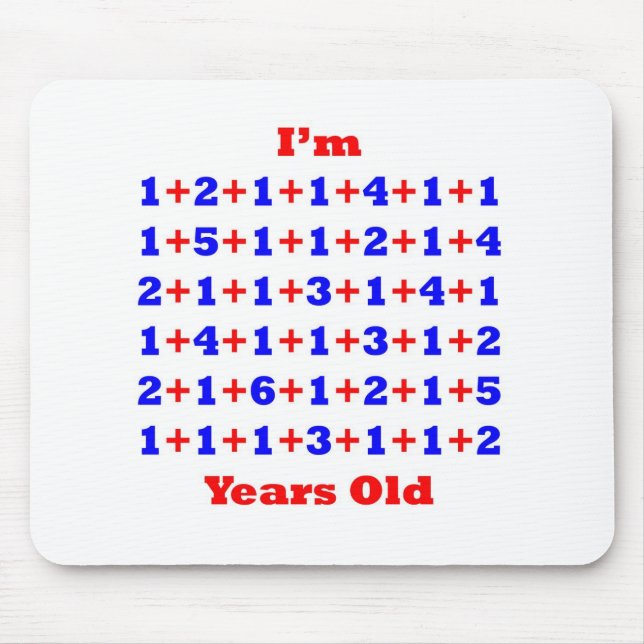 80 Years old! Mouse Mat (Front)