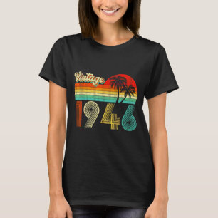 80 Years Old Vintage Born In 1946 Funny 80th Birth T-Shirt