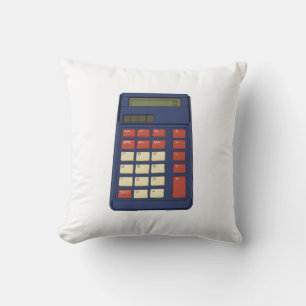80's 90's Calculator Math School Nostalgia Cushion