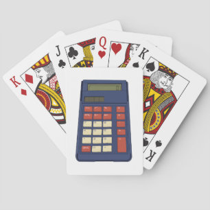 80's 90's Calculator Math School Nostalgia Playing Cards