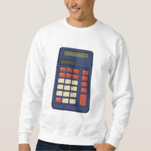 80's 90's Calculator Math School Nostalgia Sweatshirt