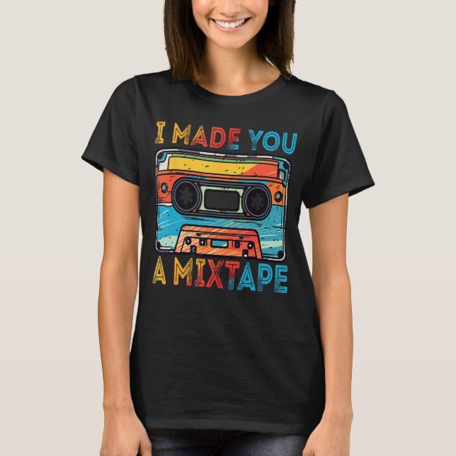 80s 90s Mixtape Music Lovers - Retro Costume Party T-Shirt (Front)