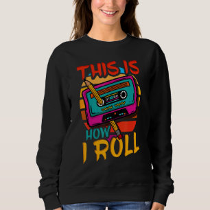 80's 90's Music Cassette Tape Sweatshirt