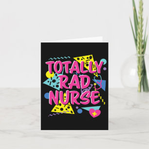 80s 90s Nurse Costume Lazy Halloween Party Theme 1 Card