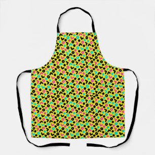 80's/90's Retro Neon Pattern Apron