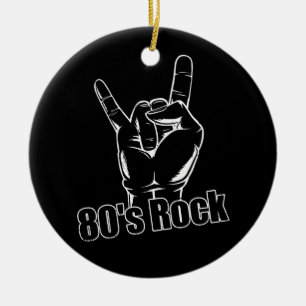 80s 90s Rock Band Rock Concert Audience Hand Music Ceramic Tree Decoration