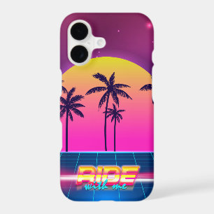 80's 90's Style Retro Futuristic iPhone case