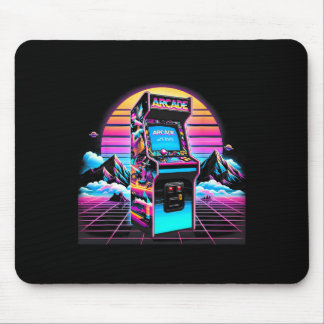 80s 90s Vintage Retro Arcade Video Game Old School Mouse Mat