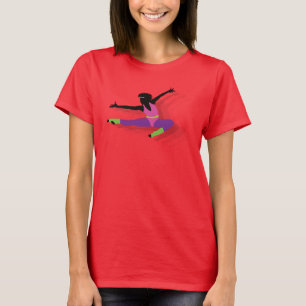 80's aerobic woman - add your own text T-Shirt
