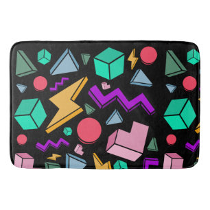 80s Aesthetic Vintage Retro Bath Mat