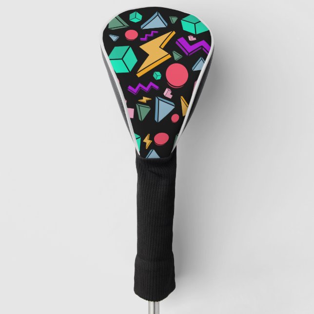 80s Aesthetic Vintage Retro Golf Head Cover (Front)