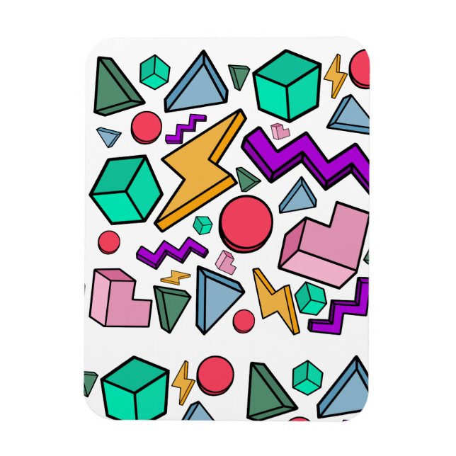 80s Aesthetic Vintage Retro Magnet (Vertical)