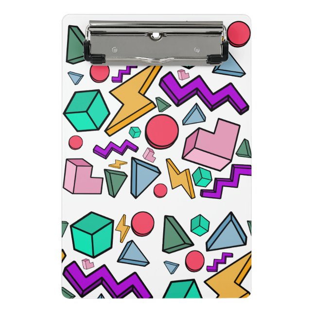 80s Aesthetic Vintage Retro Mini Clipboard (Front)