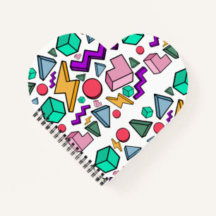 80s Aesthetic Vintage Retro Notebook