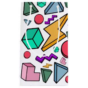 80s Aesthetic Vintage Retro Small Gift Bag