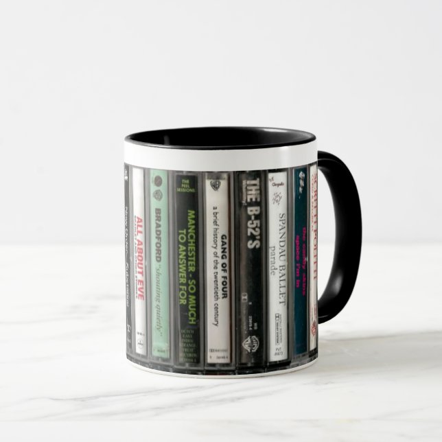 80's Alt Rock Cassette Mug (Front Right)