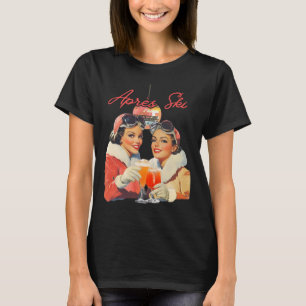 80s Apres Ski Outfit Men Women Skier Freerider Ski T-Shirt