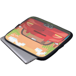 80s Arcade Sports Car Laptop Sleeve
