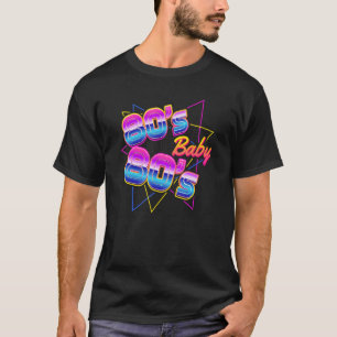 80's Baby 80s Costume Eighties Party Dress Retro T-Shirt