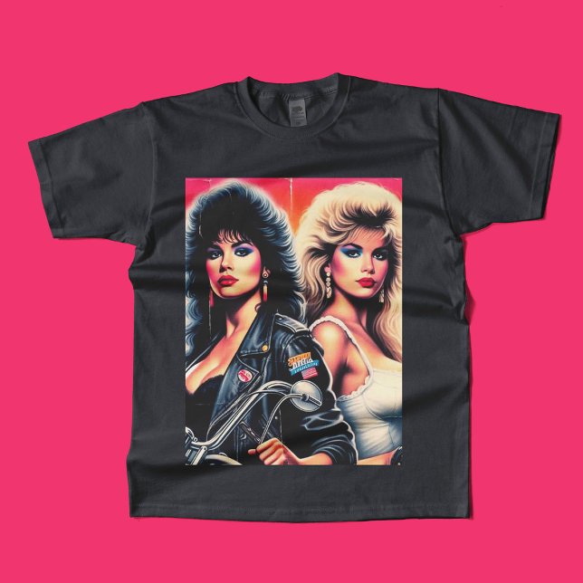 80s Biker Girls T-Shirt (Creator Uploaded)
