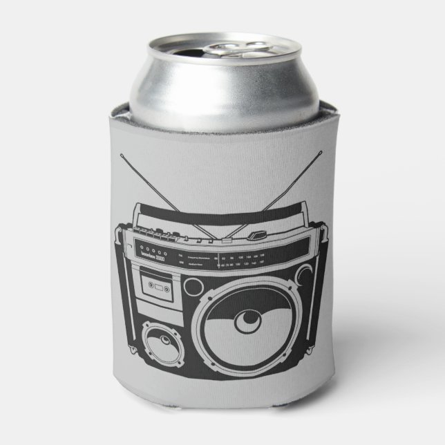 80s Boombox Can Cooler (Can Front)