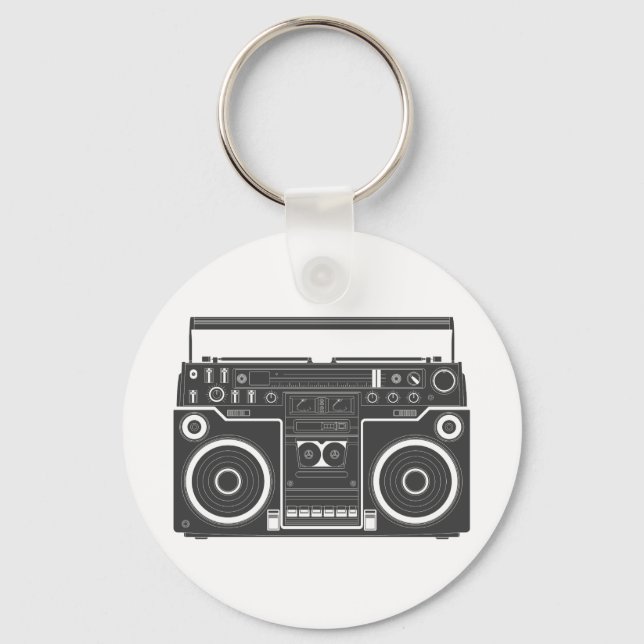 80s Boombox Key Ring (Front)