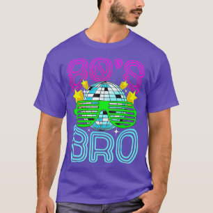 80s Bro Retro Disco Ball Style Vintage Funny T-Shirt