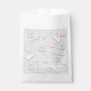 80s Candy Pastel Geo Print Favour Bags