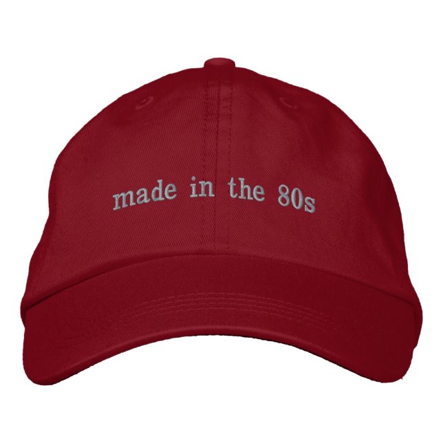 80s cap - customise your year of birth (Front)