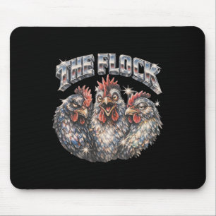 80s Ckyard Chicken Lover Heavy-metal Rock Music Vi Mouse Mat