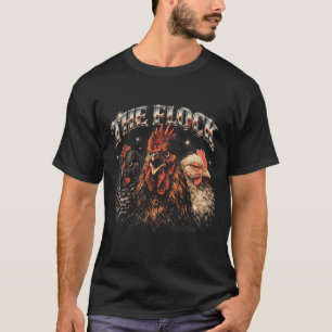 80s Ckyard Chicken Lover Heavy-metal Rock Music Vi T-Shirt