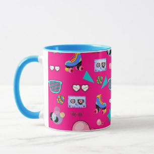 80s Costume Vibrant pink Retro culture pop Mug