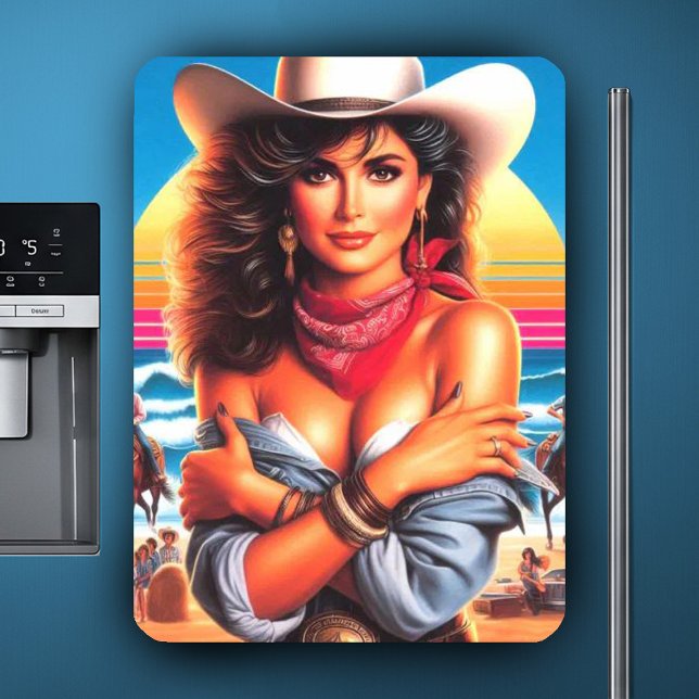 80s Country Woman Magnet (Creator Uploaded)