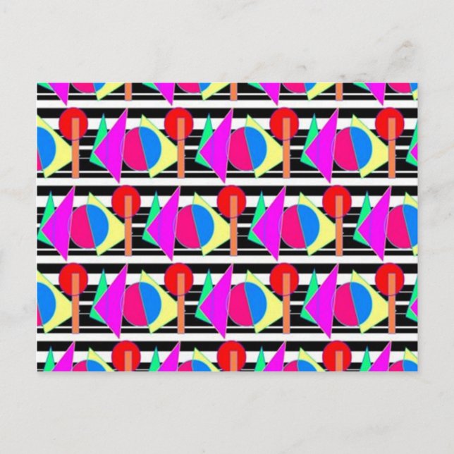 80's Designs Postcard (Front)