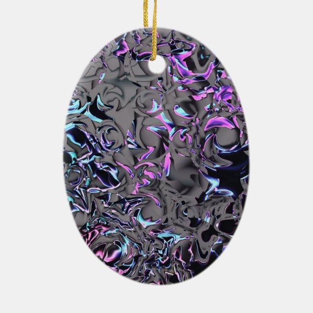 80's Disaster Ceramic Tree Decoration (Back)