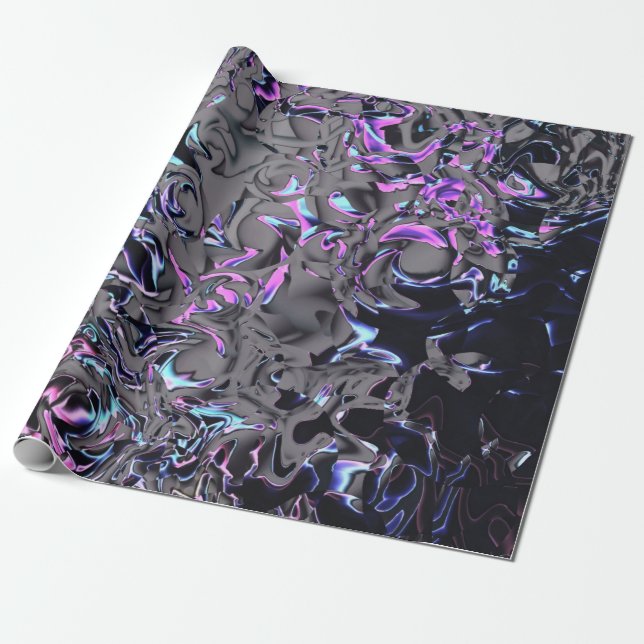 80's Disaster Wrapping Paper (Unrolled)
