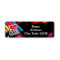 80's Eighties Party Retro Address Labels Sticker