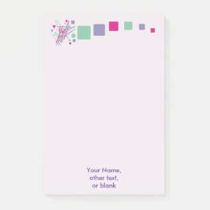 80s eighties vintage colors splash medley art girl post-it notes