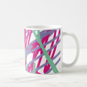 80s eighties vintage colours splash medley art gir coffee mug